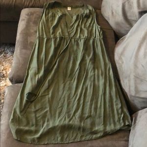 Maternity Olive green dress